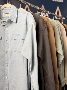 Poncho Denim Shirt avail in multiple colors and sizes